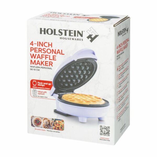 Wafflera Electrica Compacta HH-09125016L HOLSTEIN Personal - Imagen 4