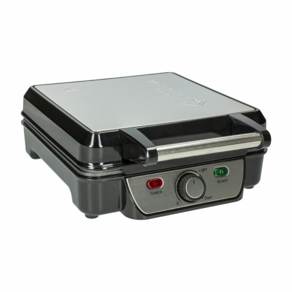 Wafflera Electrica Para Panes Belgas HH-09037020B HOLSTEIN 4 Rebanadas - Imagen 3