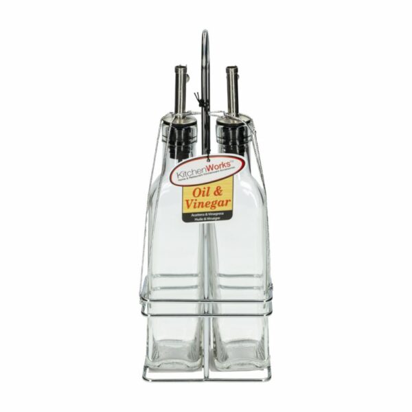 Aceitero/Vinagrero Con Base SINOGLASS X 3 Uds - Imagen 2