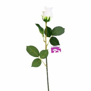 Flor Artificial Rosa Blanca FREE HOME 36 CM