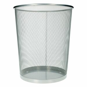 Papelera Silver Metalica EKO 29 X 34 CM