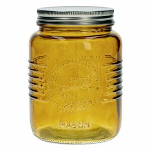 Frasco Con Tapa Metalica Ambar OLD FASHIONED 1 L