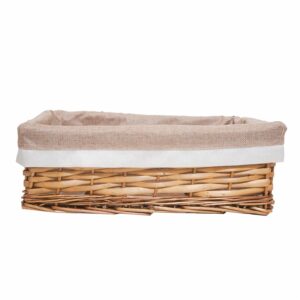 Canasta De Mimbre Natural Mediana MAXWELL 42X29X14 Cm