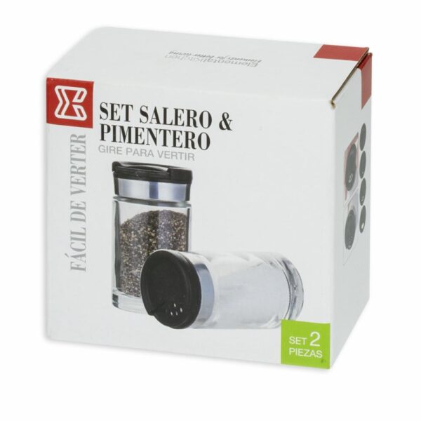 Salero Pimentero De Mesa Pimentero SINOGLASS Unidad - Imagen 2