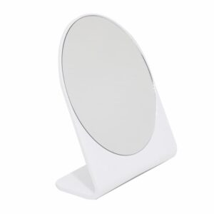 Espejo Baño Basico Blanco FREE HOME Redondo