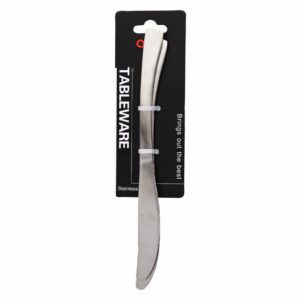 Set De Cubiertos Cuchillos Plata Mate 2 Puestos QZQ 2 Piezas
