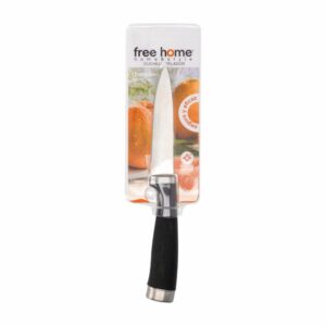 Cuchillo Pelador Mango Negro Silver FREE HOME 1  Pieza