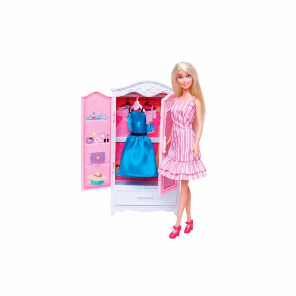 Set Muñeca Con Closet ANLILY Incluye Accesorios - Imagen 2