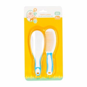 Set Capilar Infantil Cepillo Y Peinilla PEKE 2 Piezas