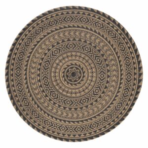 Individual Tejido Con Negro FREE HOME Redondo