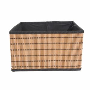 Canasta De Bambú Rectangular FREE HOME 30X30X17  Cm