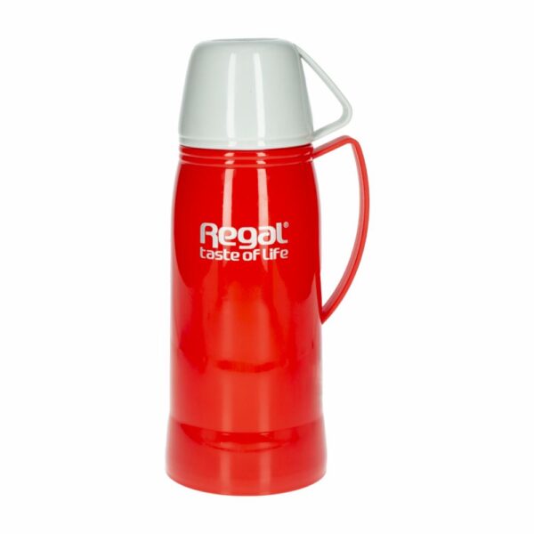 Termo Pequeño Rojo Gris REGAL Unidad - Imagen 2