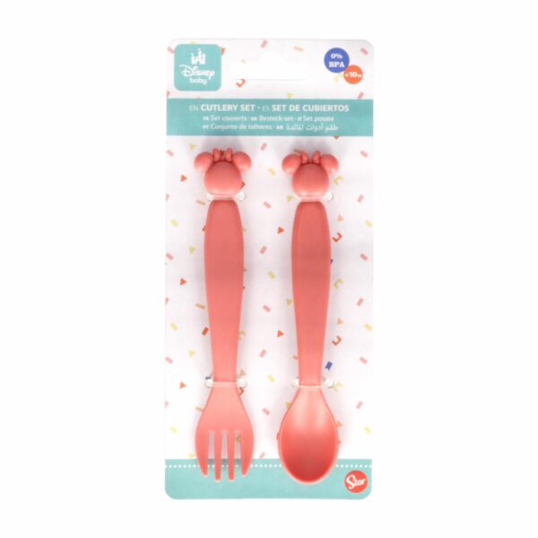 Set De Cubiertos Minnie DISNEY 2 Piezas
