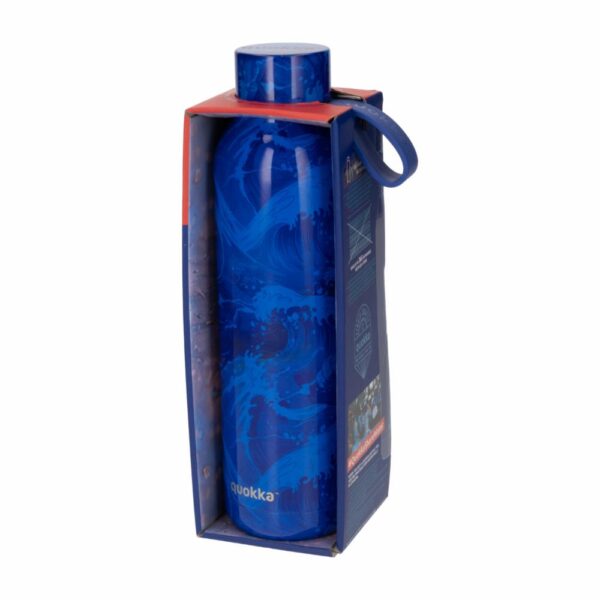 Botella Térmica Con Correa Ondas QUOKKA 630 Ml - Imagen 2