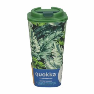 Vaso Plástico Para Café Diseño Jungla 450 Ml QUOKKA 40225