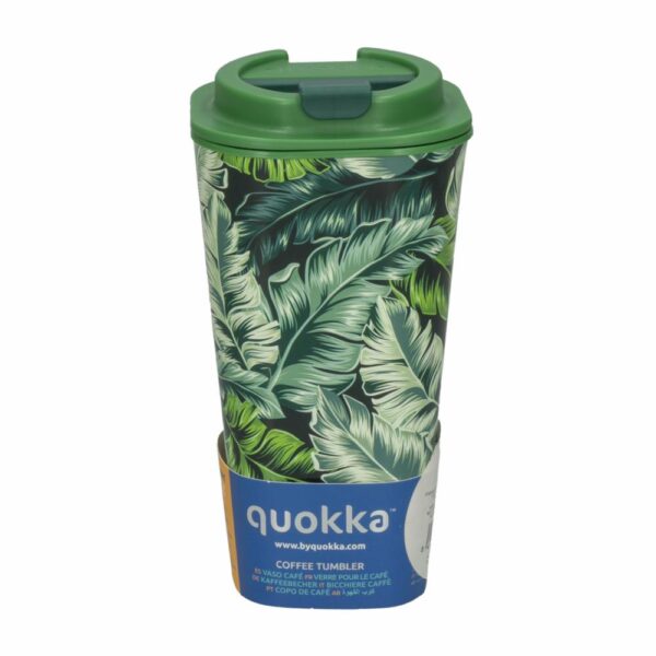 Vaso Plástico Para Café Diseño Jungla 450 Ml QUOKKA 40225