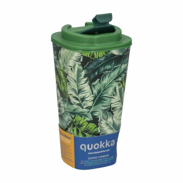 Vaso Plástico Para Café Diseño Jungla 450 Ml QUOKKA 40225 - Imagen 2