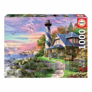 Rompecabezas Faro En La Bahía De Rocas EDUCA 1000 Piezas