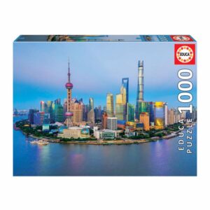 Rompecabezas Shanghai Al Atardecer EDUCA 1000 Piezas