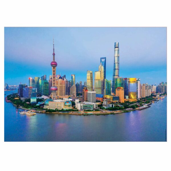 Rompecabezas Shanghai Al Atardecer EDUCA 1000 Piezas - Imagen 2