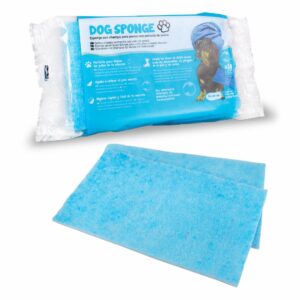 Esponja Para Perros De Limpieza Con Champú Y Extracto De Avena DOG SPONGE 10 Uds