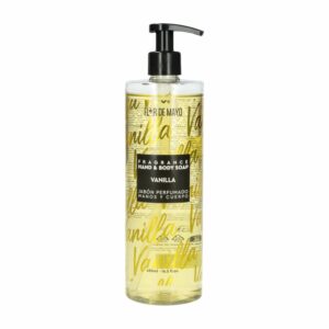 Jabón Líquido Para Manos Y Cuerpo De Vainilla FLOR DE MAYO 490 Ml