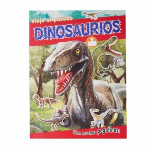 Libro Dinosaurios Viaje Al Pasado Pegatinas 4T ASTURIAS 8 Páginas