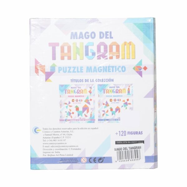 Libro Mago Del Tangram + Figuras EDARSI 50 Páginas - Imagen 2