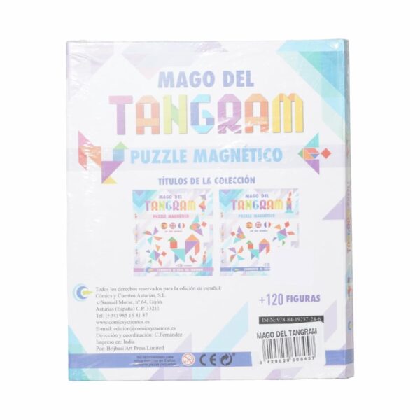 Libro Mago Del Tangram + Figuras EDARSI 50 Páginas - Imagen 2