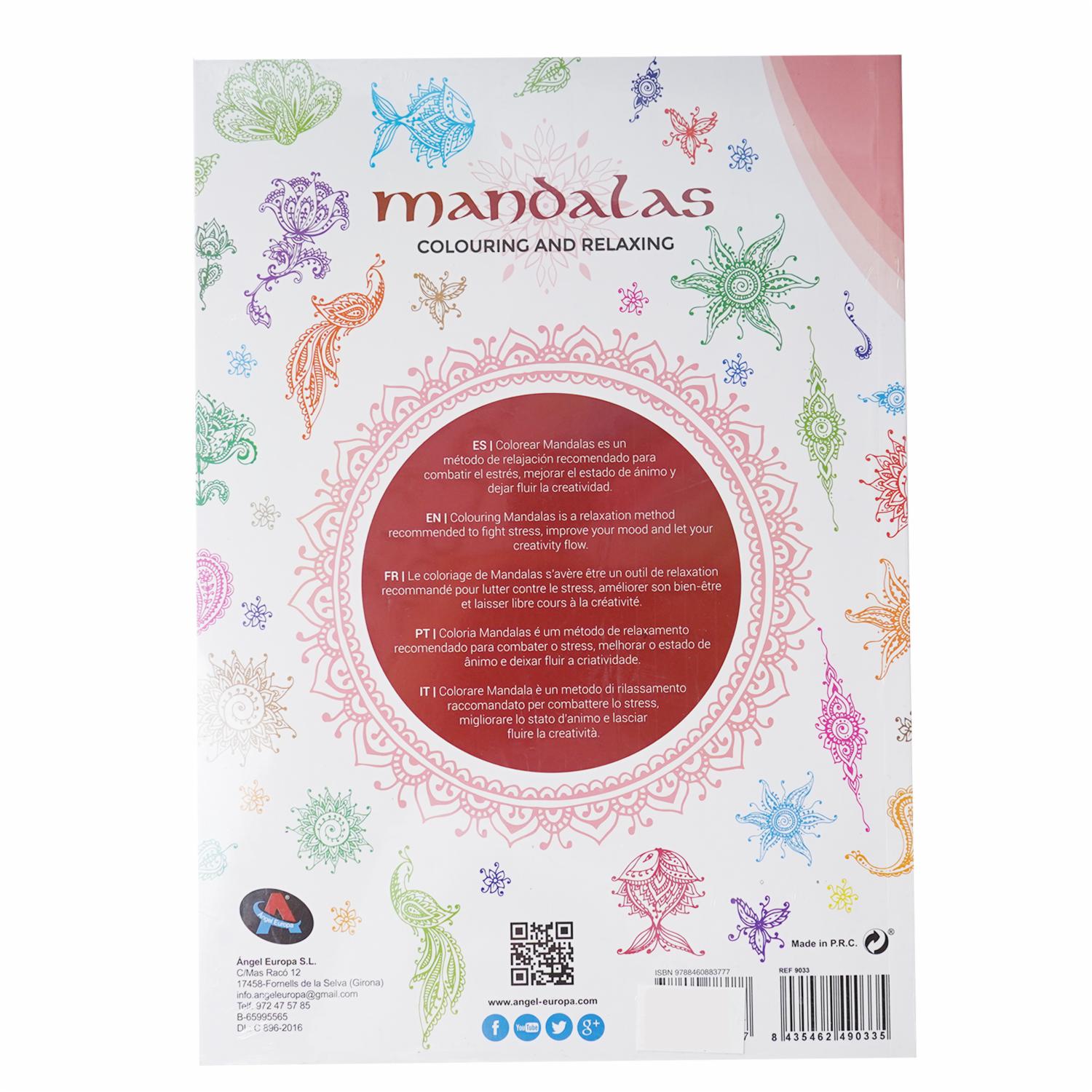 Libro Mandala Flowers 6 MI-LLA 25 Páginas - Imagen 2