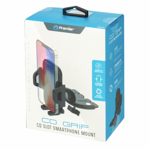 Soporte De Celular Para Ranura De CD PREMIER Ajustable - Imagen 3