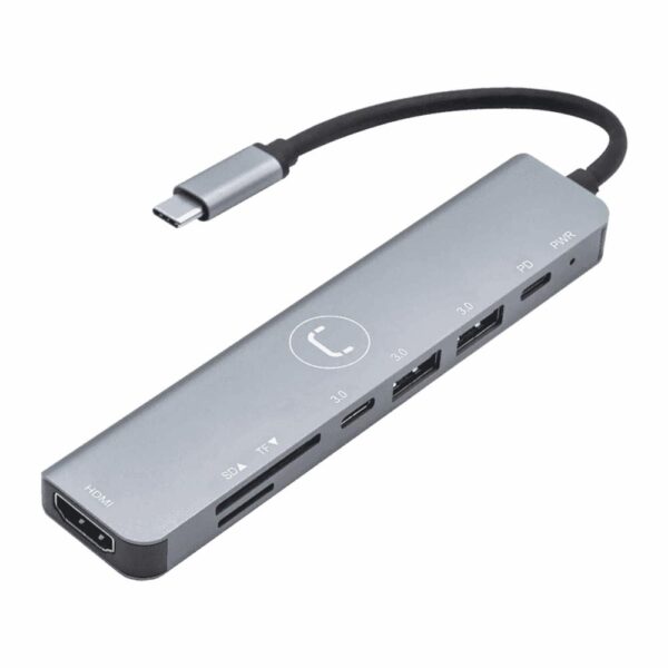 Hub Concentrador HB1107SV UNNO TEKNO 7 Puertos - Imagen 2