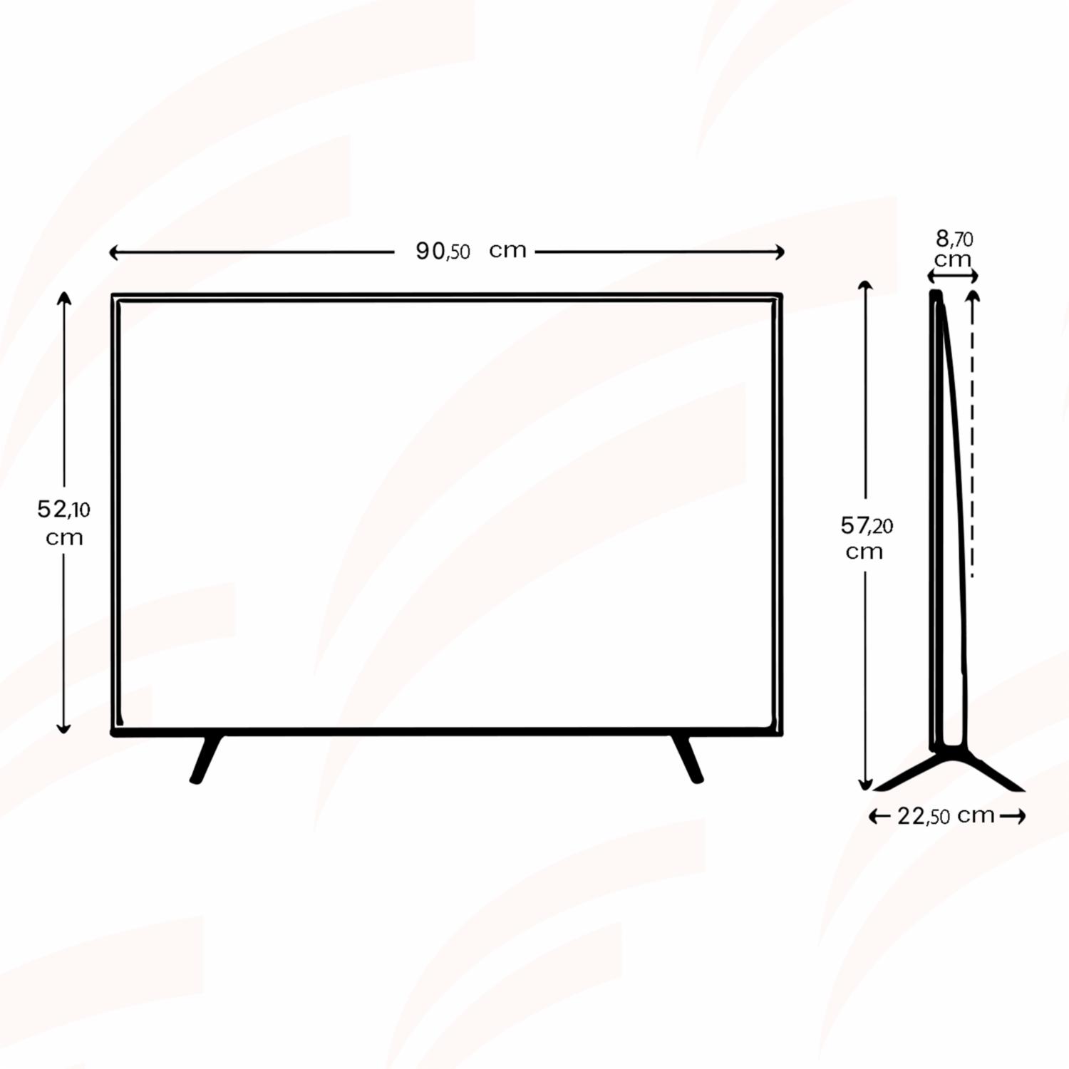 TV Led Google RLED-GLT40TPX9 RIVIERA 40″