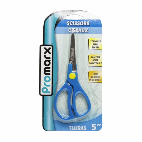 Tijeras Escolares Con Puntas De Acero Inoxidable PROMARX 5"