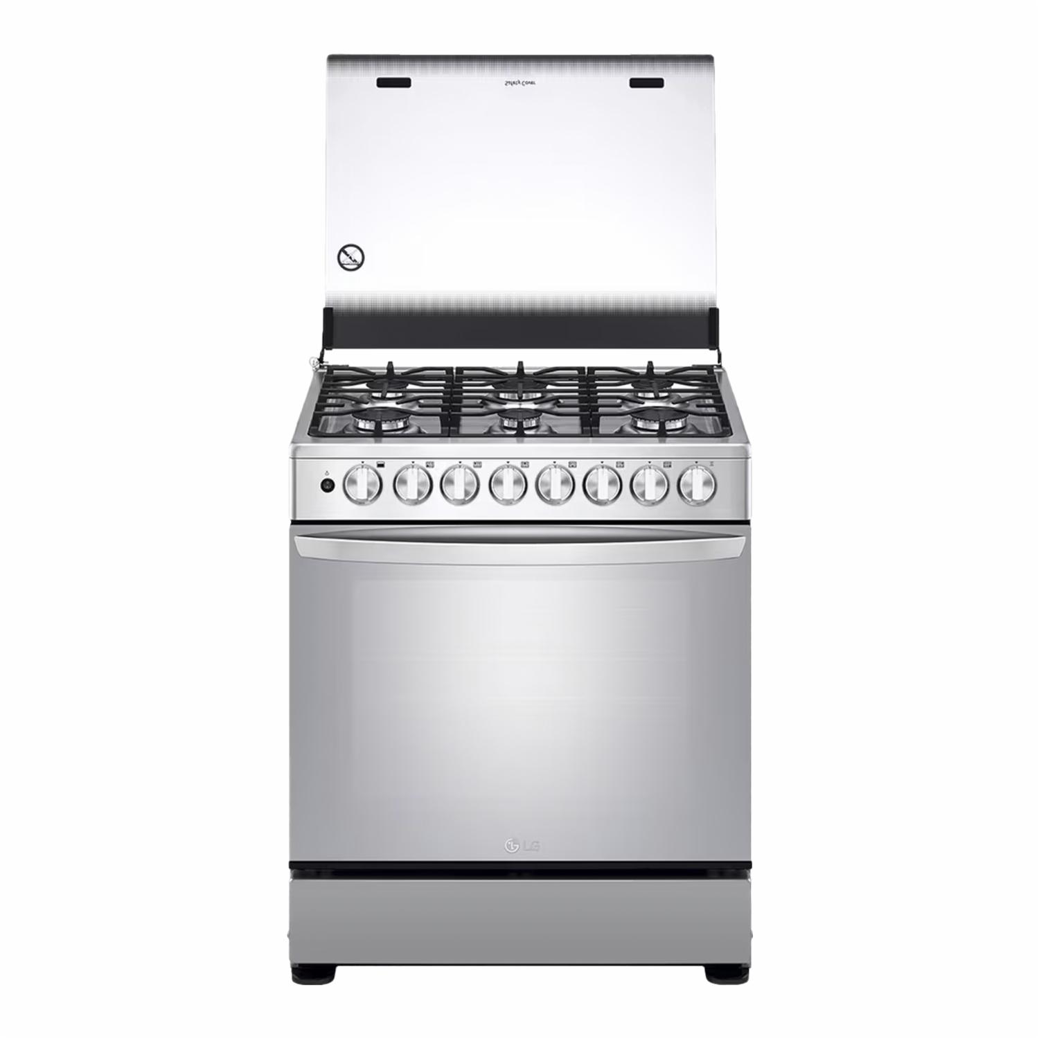 Cocina A Gas Parrillas Hierro Fundido LRGZ5255S LG 6 Quemadores - Imagen 2