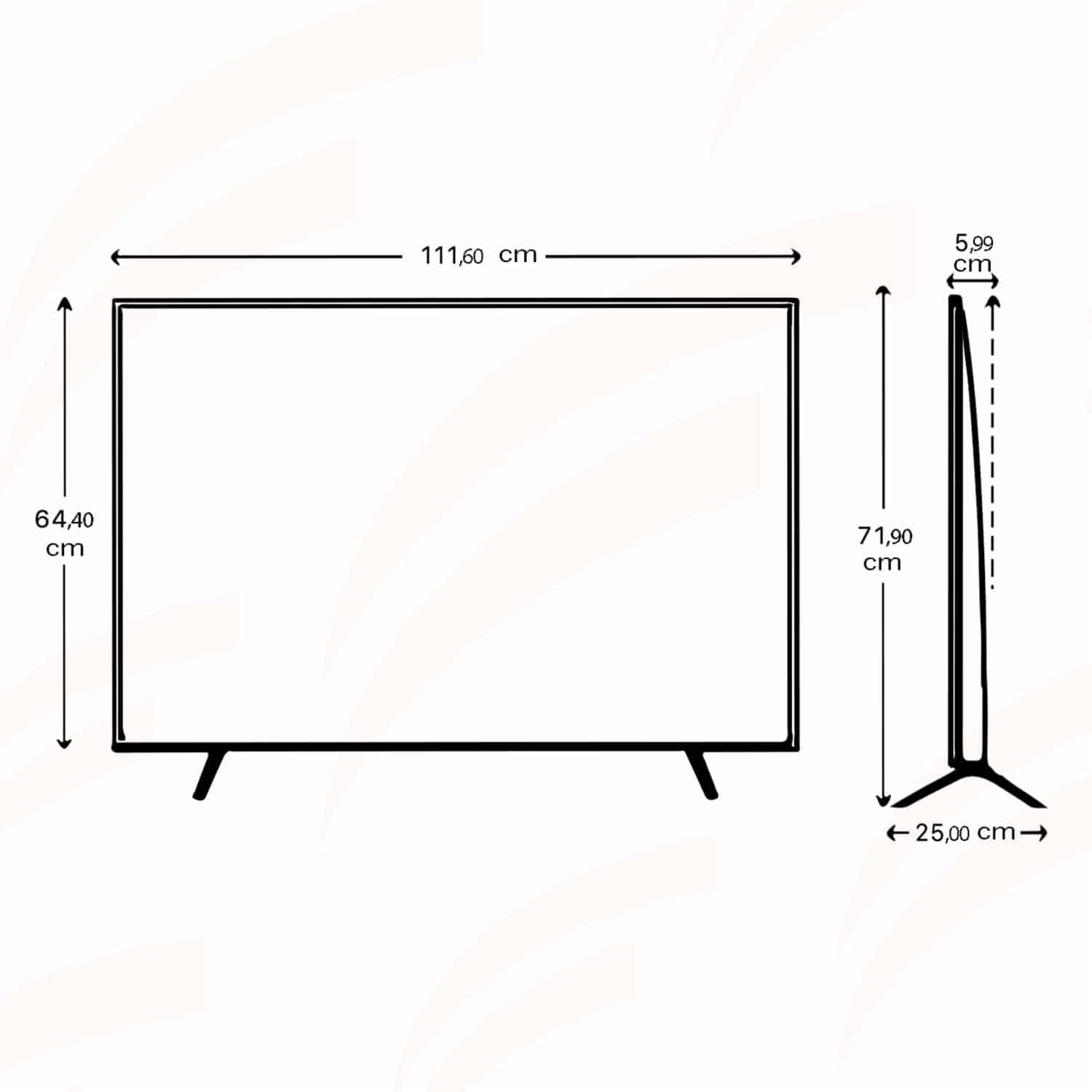 TV Led Tizen UN50AU7000PCZE SAMSUNG 50" - Imagen 6