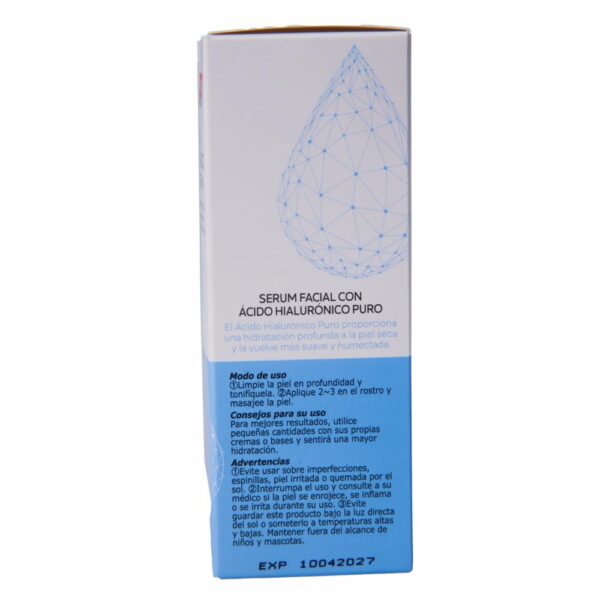 Sérum Facial Con Ácido Hialurónico Puro Para Día Y Noche PUREDERM 60 Ml - Imagen 2
