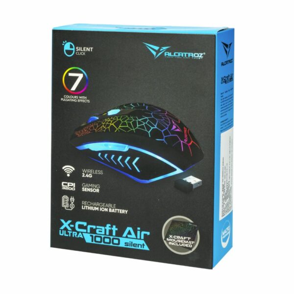 Mouse X-Craft Air Ultra 1000 Silent ALCATROZ Wireless - Imagen 3