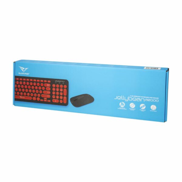 Teclado Y Mouse JELLYBENA2000RD ALCATROZ - Imagen 2