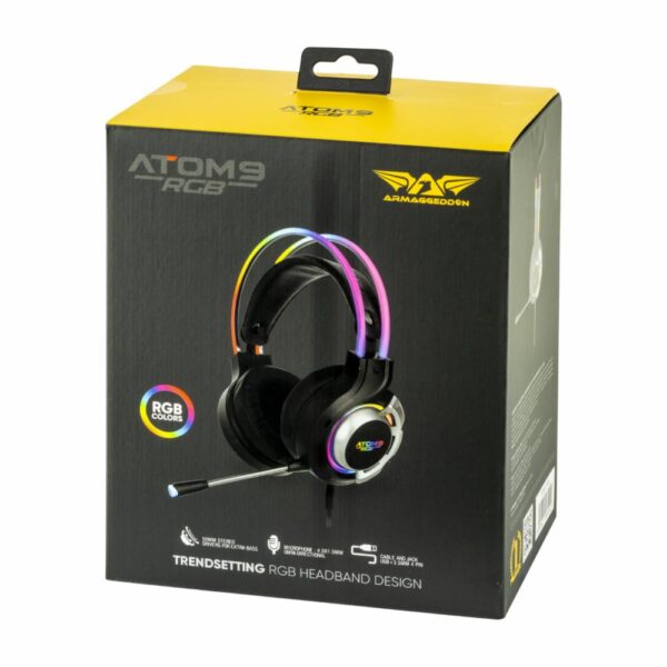 Audífonos ATOM 9 RGB ARMAGGEDDON Con Cable - Imagen 3