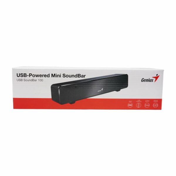 Parlante Sound Bar 100 GENIUS Mini Black - Imagen 3