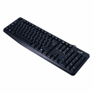 Teclado Clásico Negro Conexión Por USB KB-117 GENIUS Con Cable