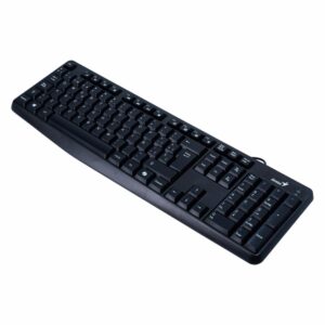 Teclado Clásico Negro Conexión Por USB KB-117 GENIUS Con Cable