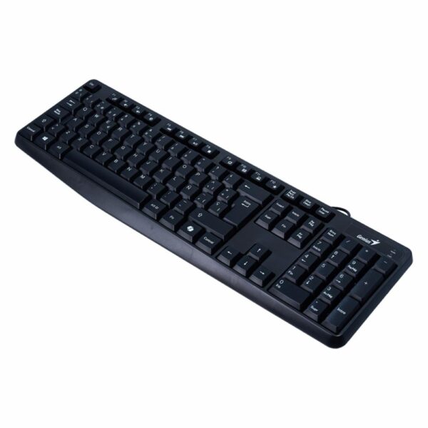 Teclado Clásico Negro Conexión Por USB KB-117 GENIUS Con Cable