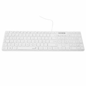 Teclado Slim Star 126 Blanco GENIUS Con Cable