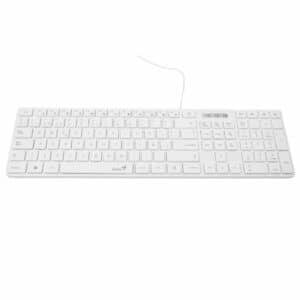 Teclado Slim Star 126 Blanco GENIUS Con Cable