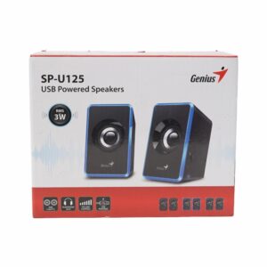 Parlante Computador SP-U125 3W USB E. Audio 3.5MM GENIUS X 2 Uds