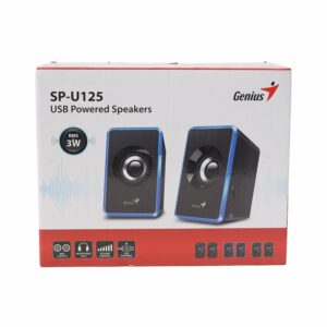 Parlante Computador SP-U125 3W USB E. Audio 3.5MM GENIUS X 2 Uds