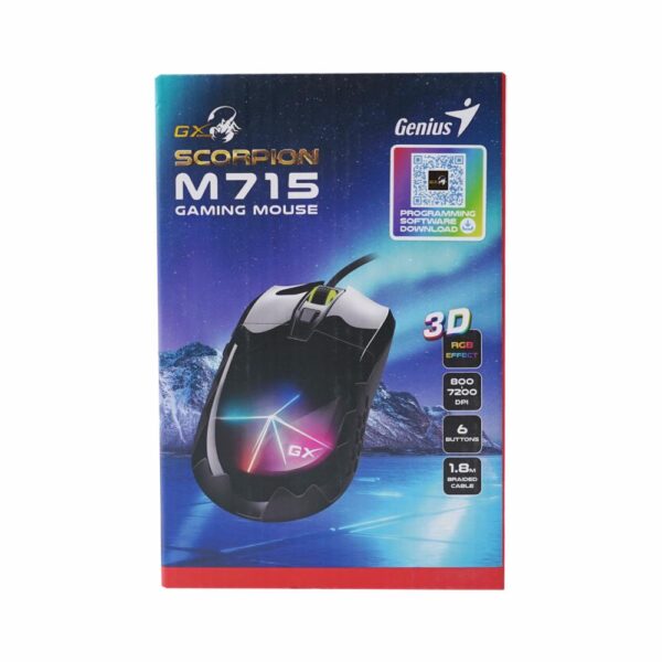 Mouse Gaming Scorpion M715 GENIUS Con Cable