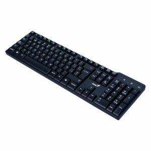Teclado Clásico Negro Inalámbrico KB-7100X 2,4 GHz GENIUS Wireless